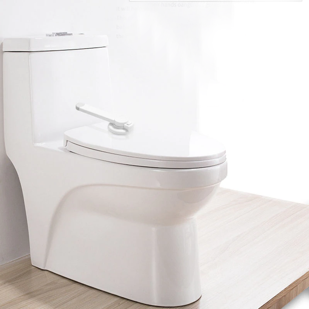 ABS + TPE Toilet Seat Lock For Inquisitive Toddlers 5