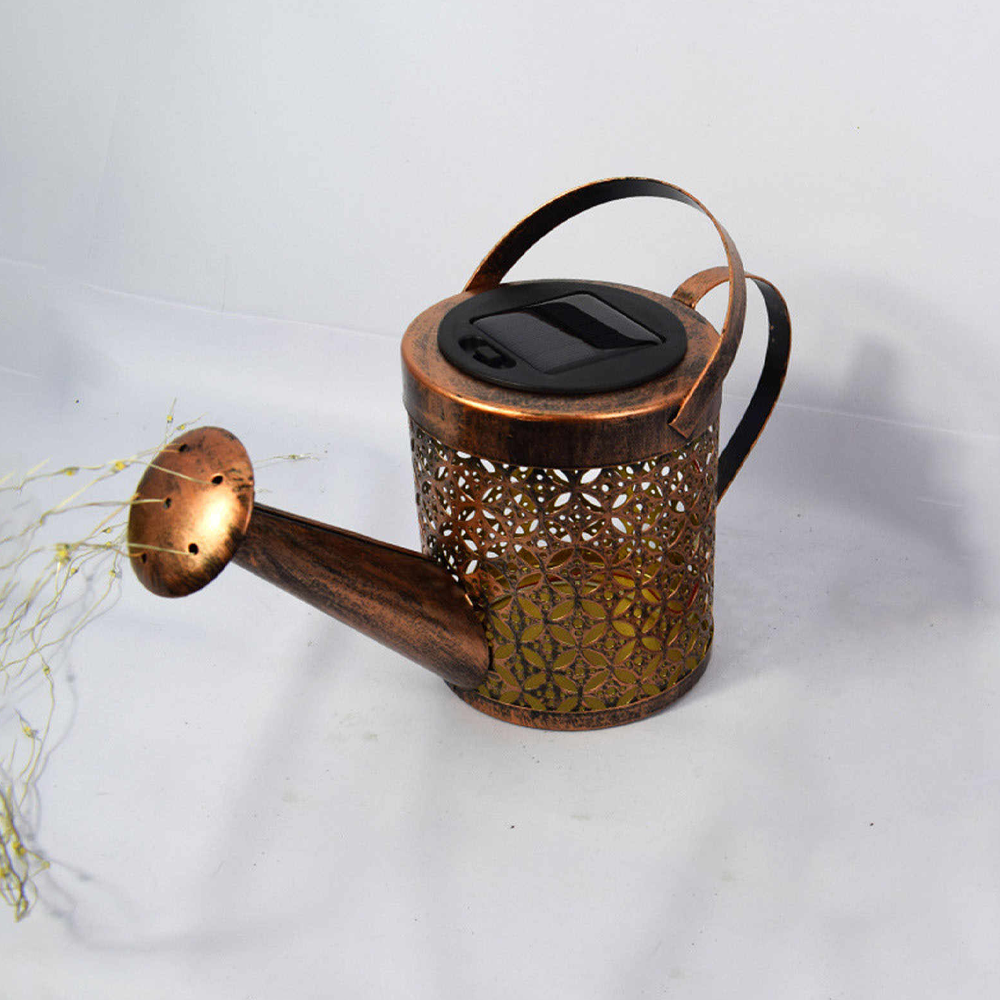Glowing Watering Can Made with Fairy Light 8