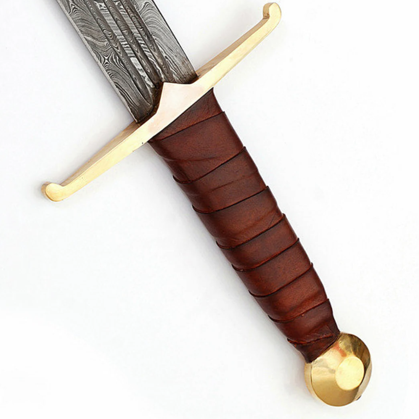 Damascus Sword Custom Handmade Sword Viking Sword Double Edges Sworpng