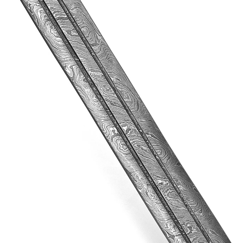 Damascus sword viking battle ready sword hunting damascus sword edegs doublepng