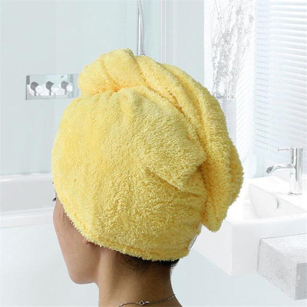 Ecofriendly quick dry hair wrap for sensitive scalps