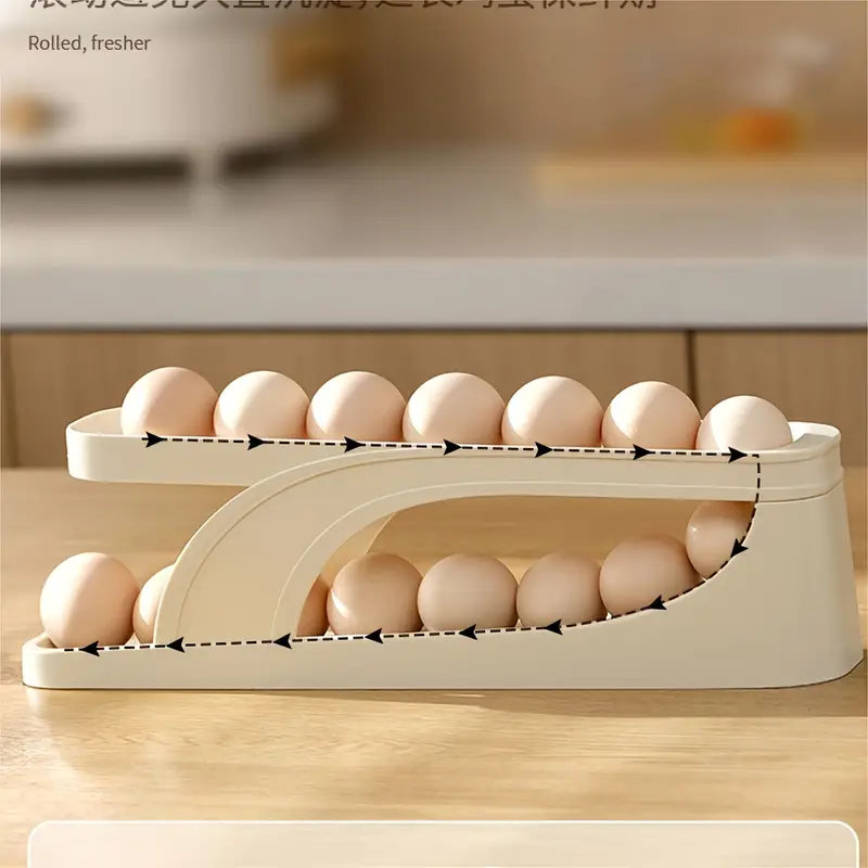 Automatic Scrolling Egg Rack Holder7