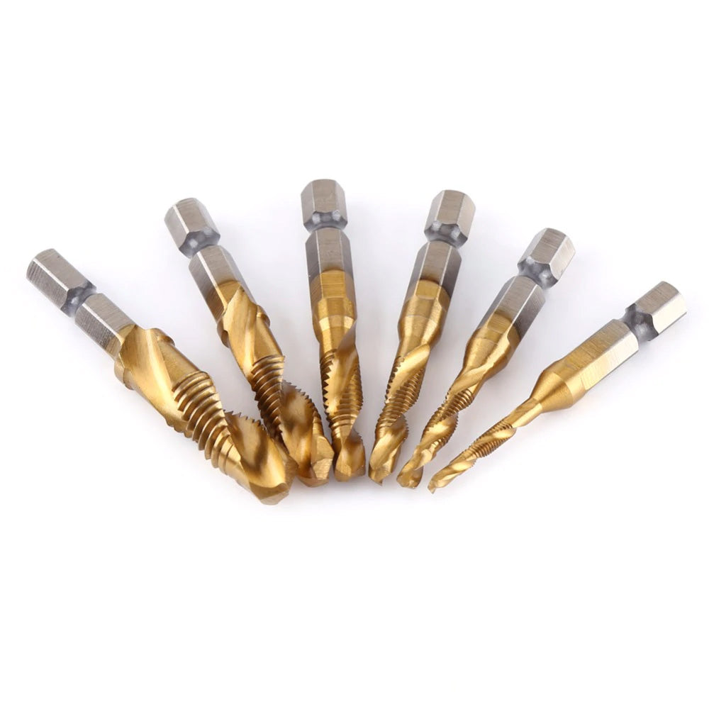 Cobalt Twist Drill Bit Set With Multi Purpose Drill Bits (6 Piece Set) 2