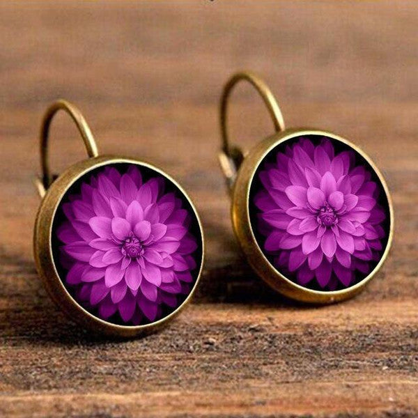 Bohemian Glass Earrings 9jpg