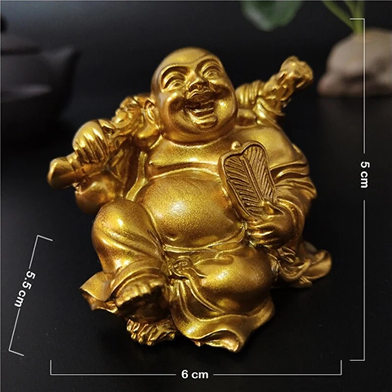 en00GoldenLaughingBuddhaStatueChineseFengShuiLuckyMoneyMaitreyaBuddhaSculptureFigurines