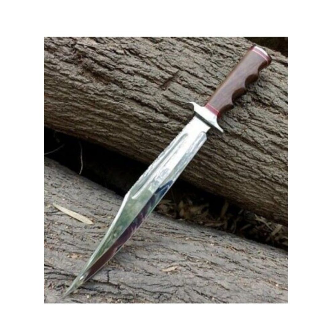 Toothpick Custom Handmade Bowie Knife Survival Bowie D2 Tool Steel Hunting Camping Knife Gift For Hi
