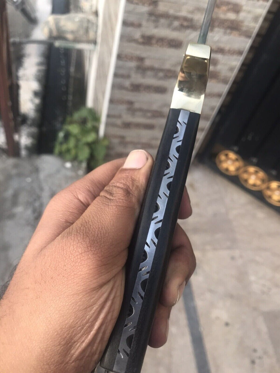 Fixed Blade Bowie Knife Custom Handmade Full Tang Hunting Bowie Knife Survival Bowie Gift For Him Unique Bowie Knife (1).jpeg