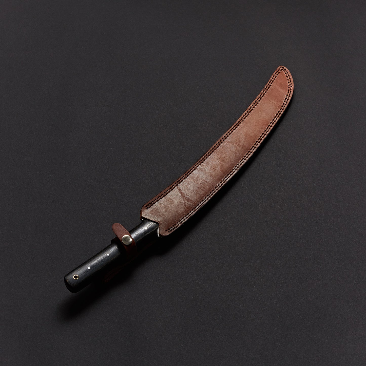 Custom Handmade Beautiful D2 Tool Steel Hunting Sword Leather Sheath 2