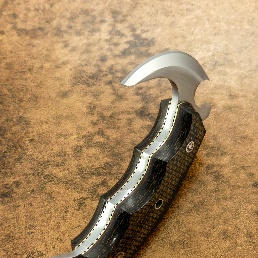 Handmade Beautiful Karambit Knife With D2 Steel Blade gift For Him 5