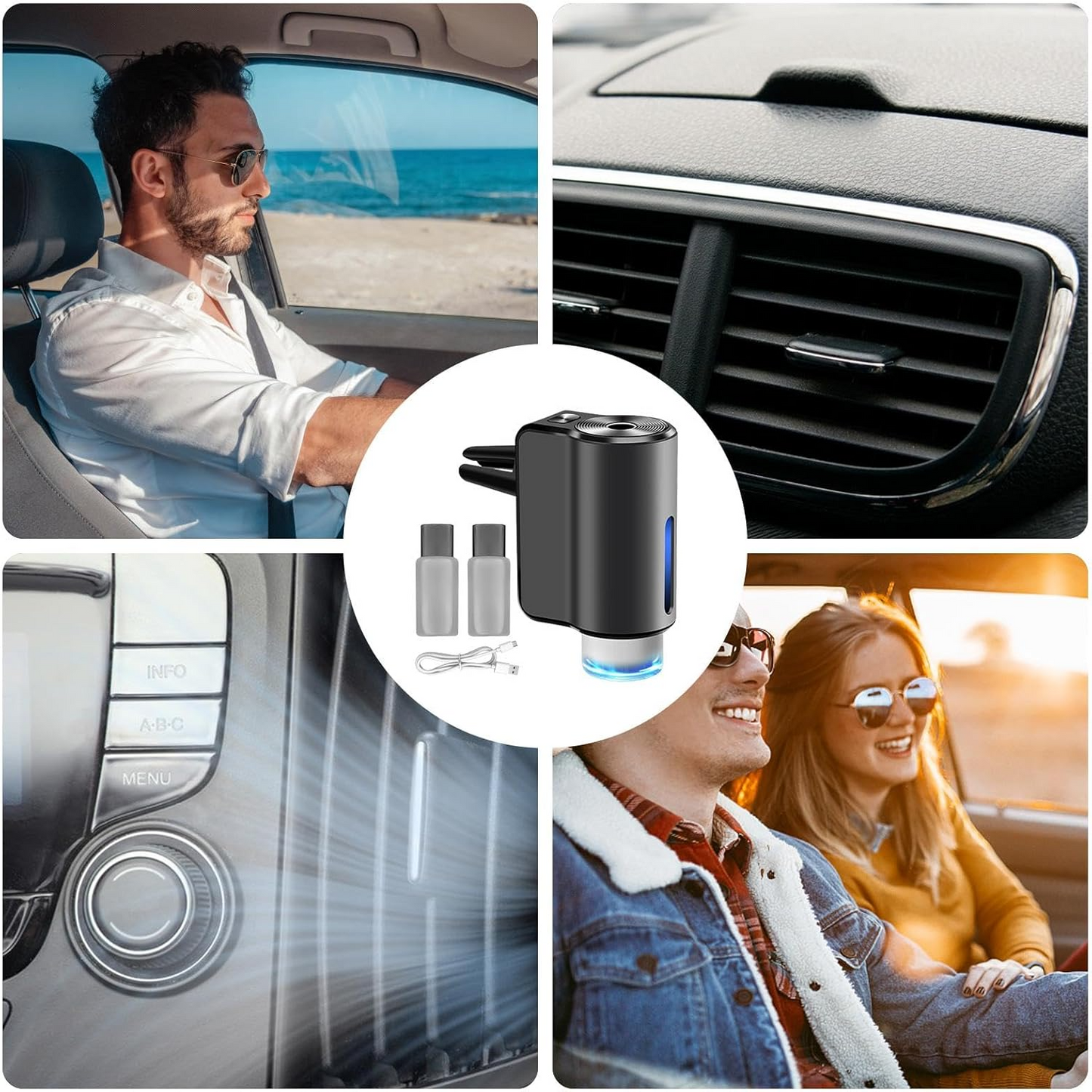 Intelligent Car Air Freshener for Odor Removal