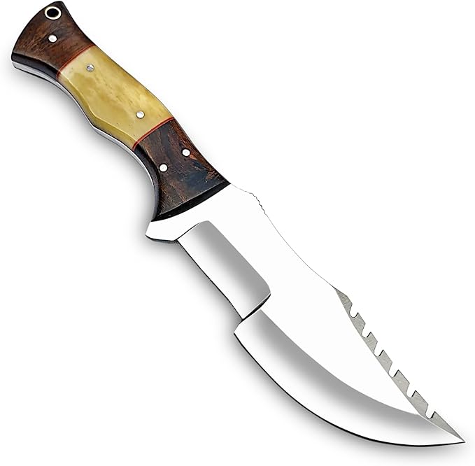 Handmade Tracker Knife For Outdoor Knife Survival Knife Camping Knife Knife With Sheath Bone And W 6