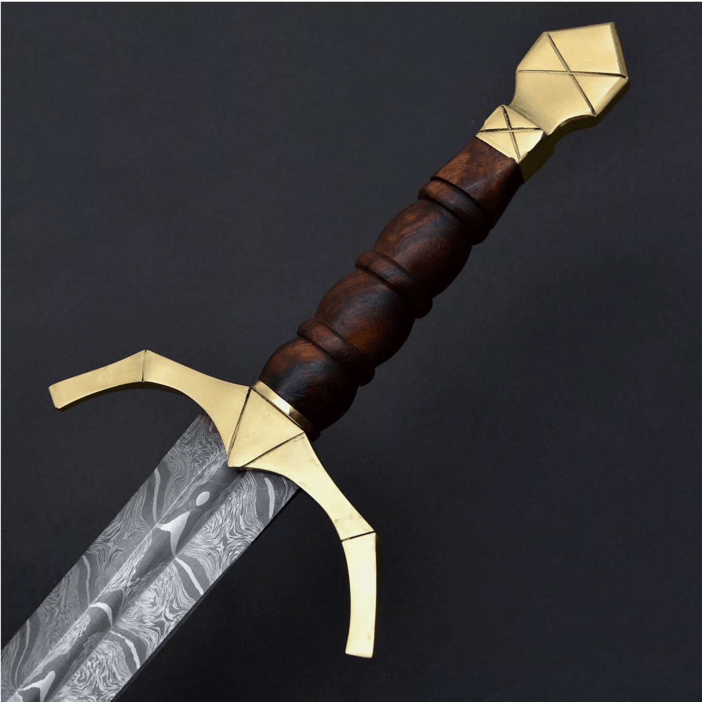 Medieval Damascus Steel Viking Sword