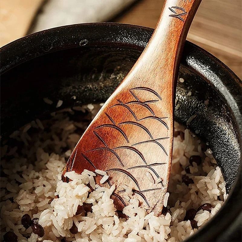 Premium Wooden Rice Scoop