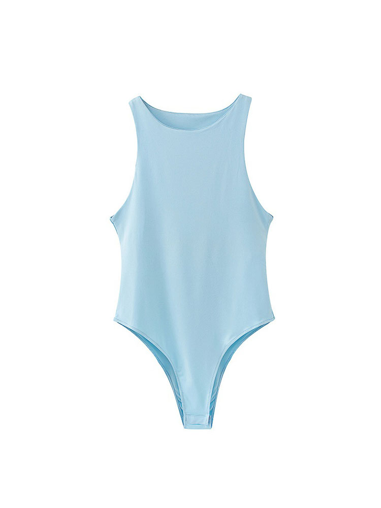 Womens Solid Sexy Bodysuit Femme Short Playsuit for Summer Slim Fit ClubReady Green More Col