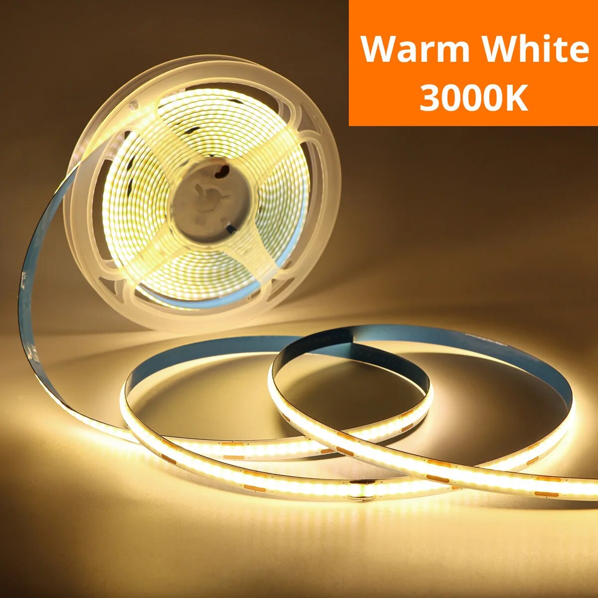 USB 5V COB LED Light Strip Flexible Touch Dimmer Diode Tape For DIY Room TV Mirror Backlight Wall 6
