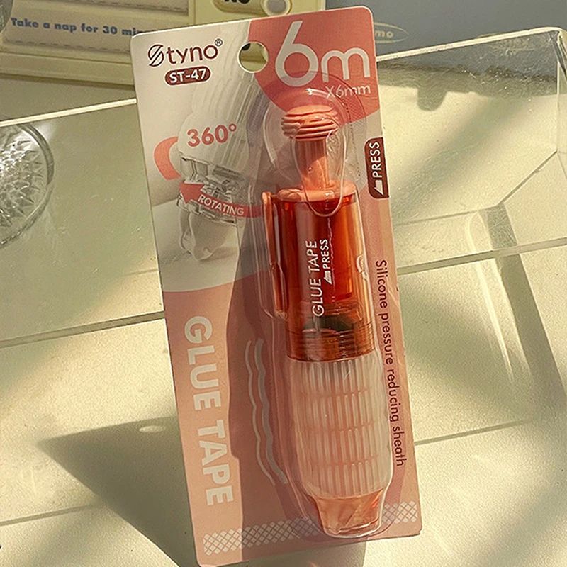 Transparent Dot Dispensing Correction Tape Press Style DoubleSided Tape With Replaceable Refills Fo 8