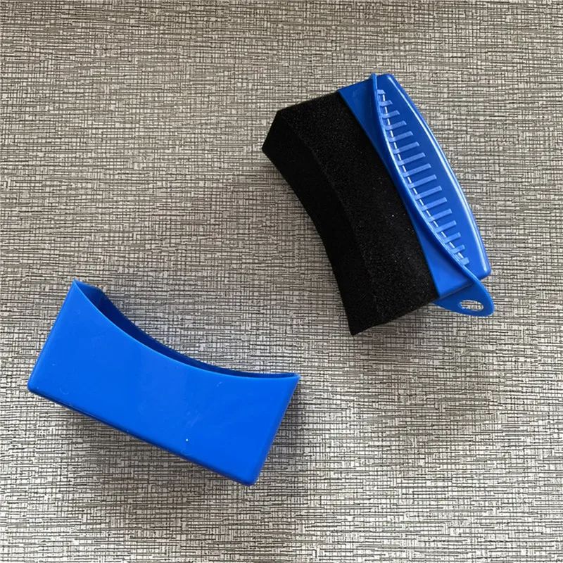 Car Wheel Polishing Waxing Sponge Brush ABS Plastic Tire Dressing Applicator Pad For Detailing C 5