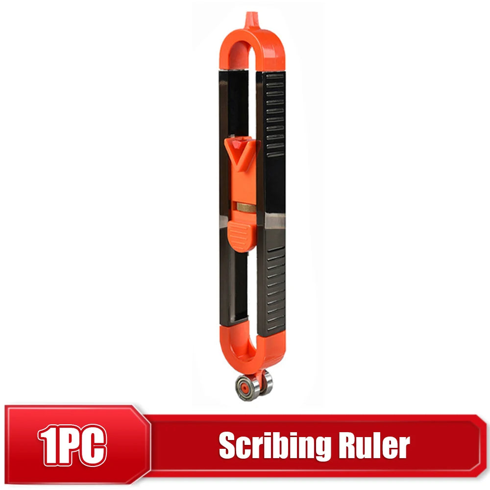 Locking Contour Gauge Adjustable Scribing Ruler For Woodworking Tile Fitting Precise Shape Duplica 6