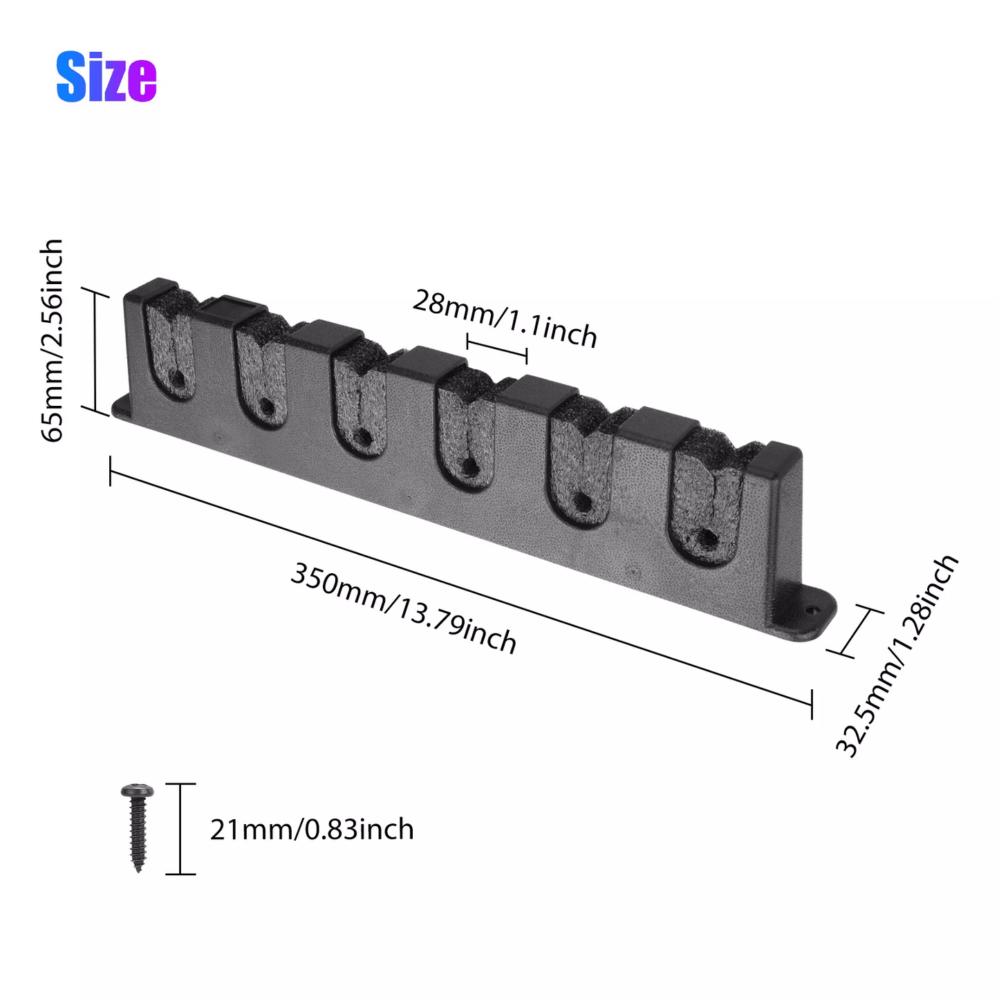 Horizontal Boat Fishing Rack Wall Mount Vertical Pole Holder Stand Storage 5