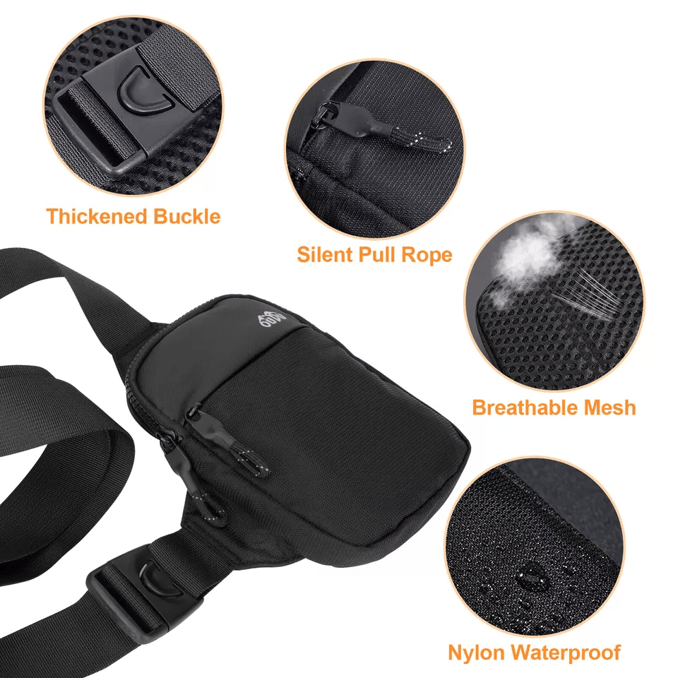 Waterproof Men Women Sling Bag Chest Crossbody Travel Shoulder Pack For Hiking Sports And Daily Use 5