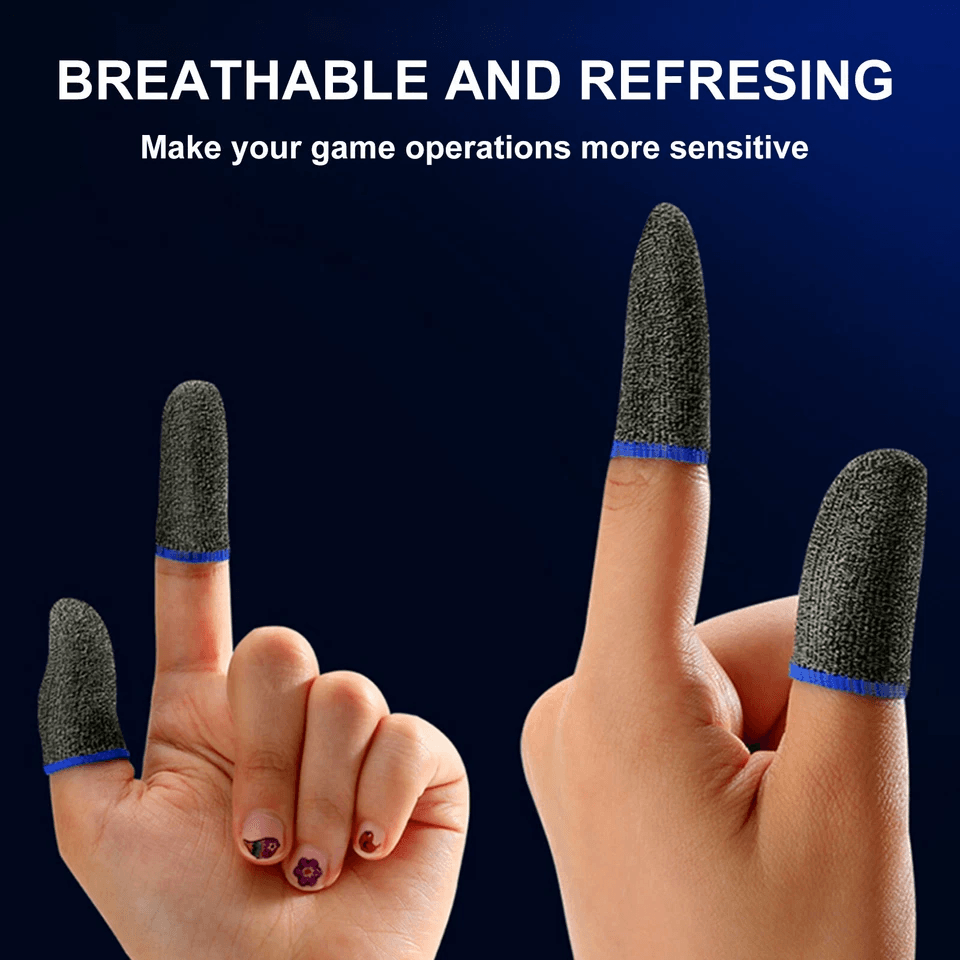 20Pcs Screen Gaming Finger Sleeve For PUBG Mobile Game Controller Glove AntiSweat Touch Sensitive T 6