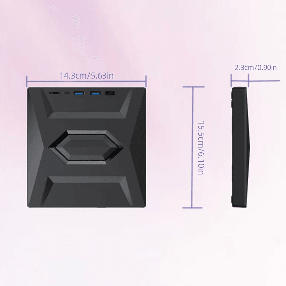 External CD DVD Drive USB Writer Burner Player For PC Laptop Windows Mac Portable Optical Drive Wit