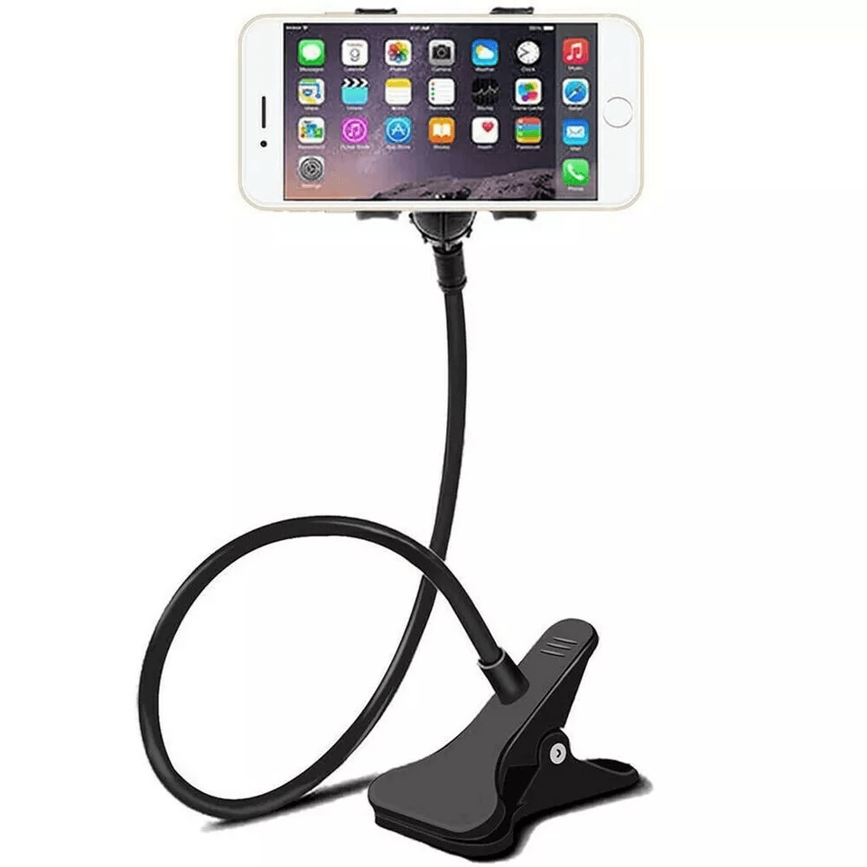 Flexible Gooseneck Mobile Phone Holder Universal Lazy Bed Desk Table Clip Mount Stand For Smartphon 10