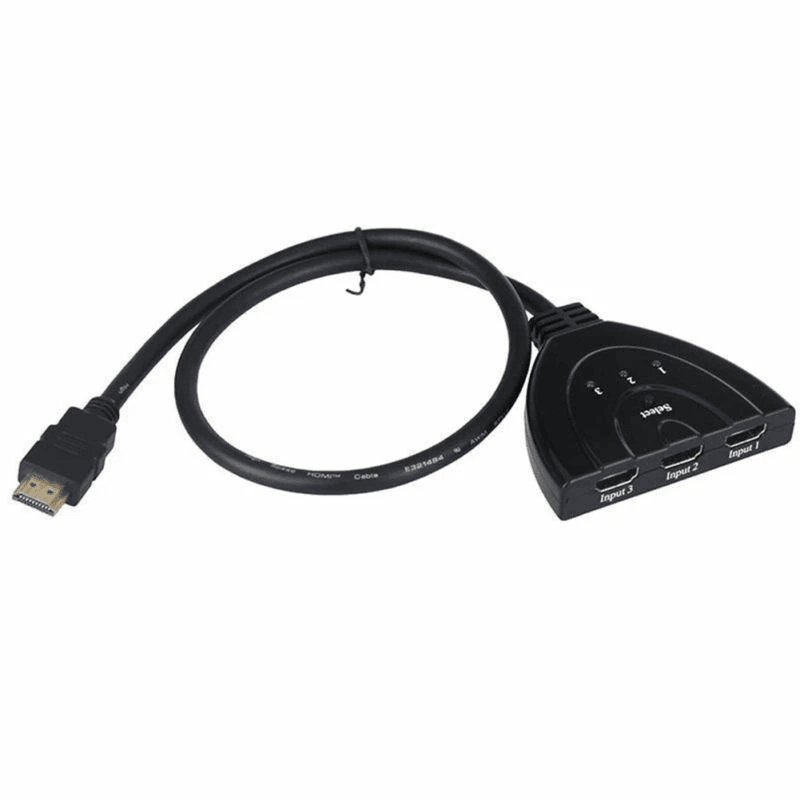 3Port HDMI Splitter Cable 1080P Switcher HUB Adapter For HDTV PS4 Xbox And More 9
