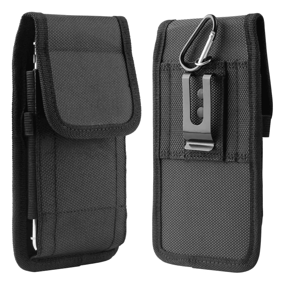 Durable Vertical Cell Phone Holster Pouch Wallet Case With Belt Clip Fits IPhone Samsung Outdoor Hi 9