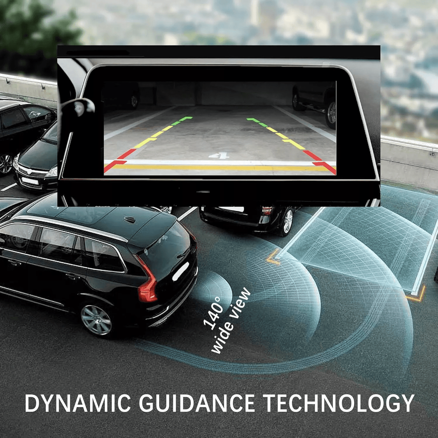 Car Rear View Backup Reverse Camera 140 CMOS HD Waterproof Night Vision With Lights Universal Vehic 5