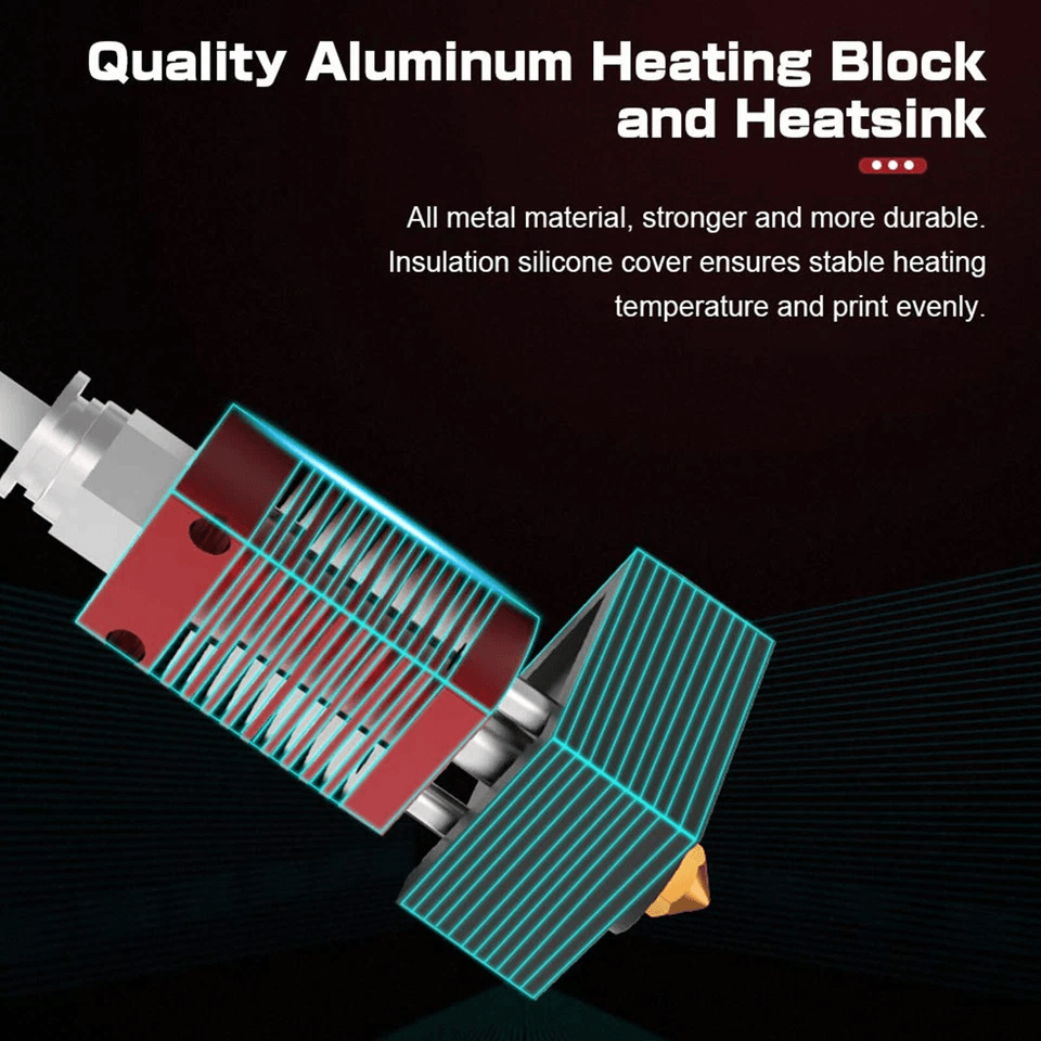 3D Printer Hot End Kit Nozzle Extruder Heater For Creality Ender 5