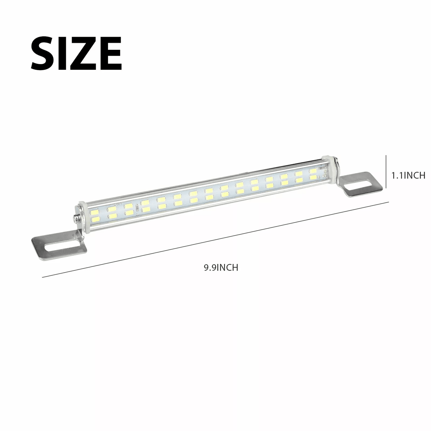 Universal LED License Plate Light 6000K White Backup Lamp For Car SUV Truck RV 4