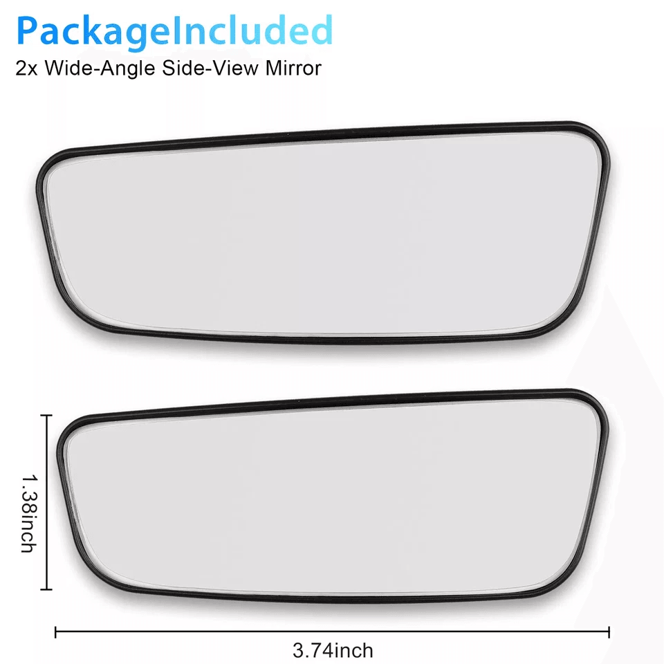 360 Blind Spot Mirror Convex Rear Side View Wide Angle For Car SUV Truck 4