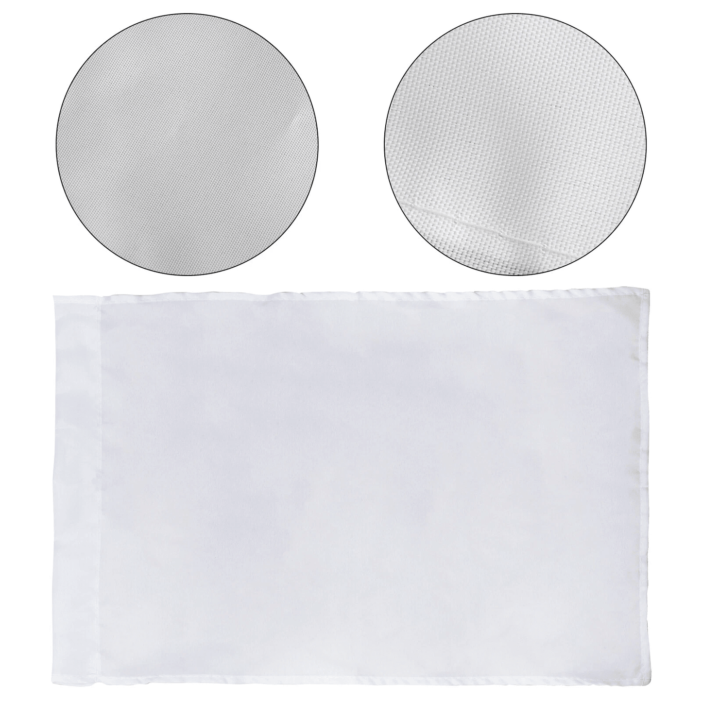 10Pcs White Sublimation Blank Garden Flags Polyester DIY Banner For Parade Yard Outdoor Decoration 7
