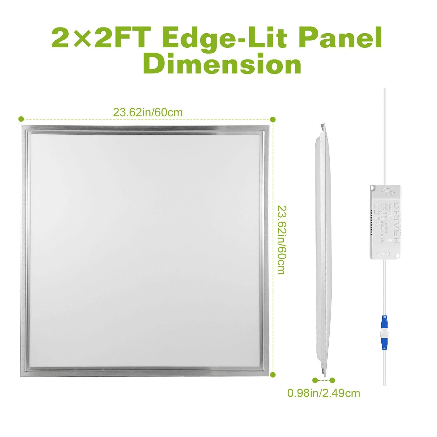 LED Flat Panel Light Ceiling Lighting 2 Pack 5