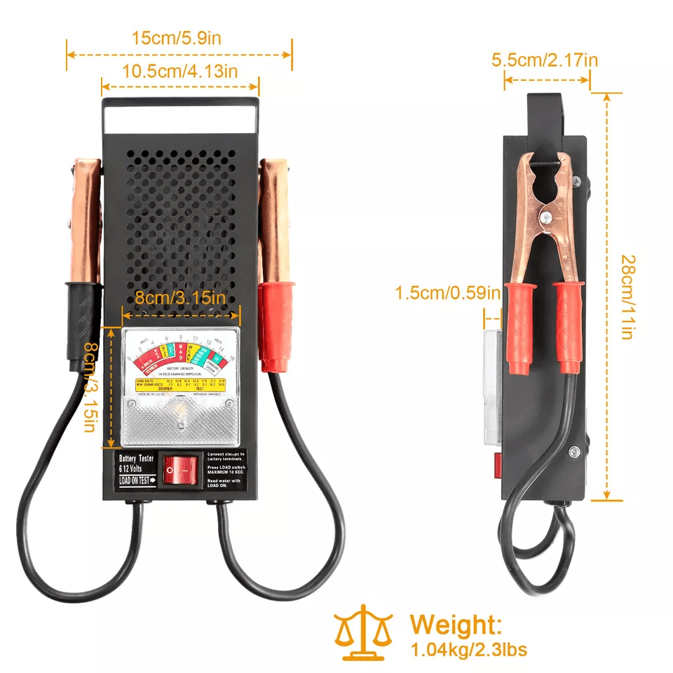Battery Load Tester Heavy Duty Car Truck Diagnostic Tool 5