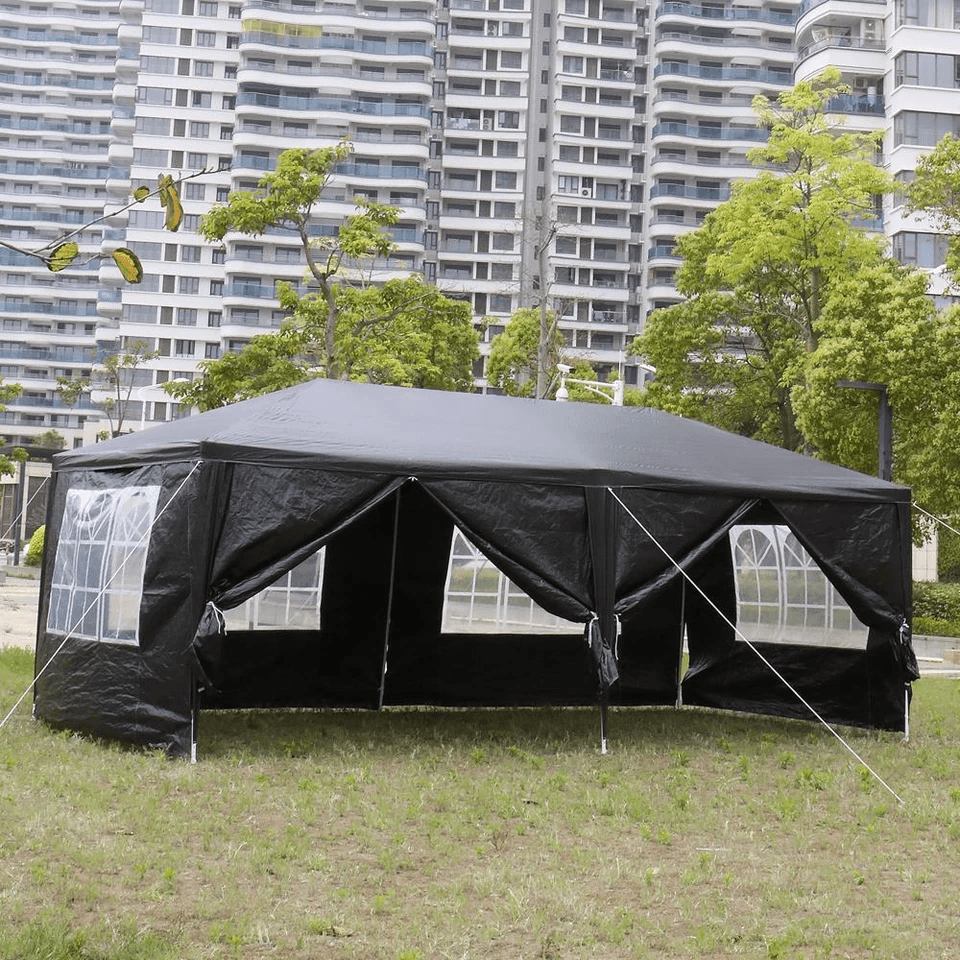 Canopy Tent Party Wedding Gazebo Outdoor Waterproof Shelter With Removable Sidewalls And Windows Bl 6