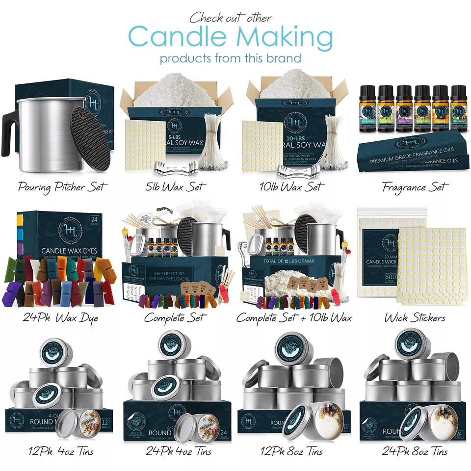 Premium Grade Fragrance Oil For Candle Making Soap Bath Scented Oils Set With Lavender Peppermint 6