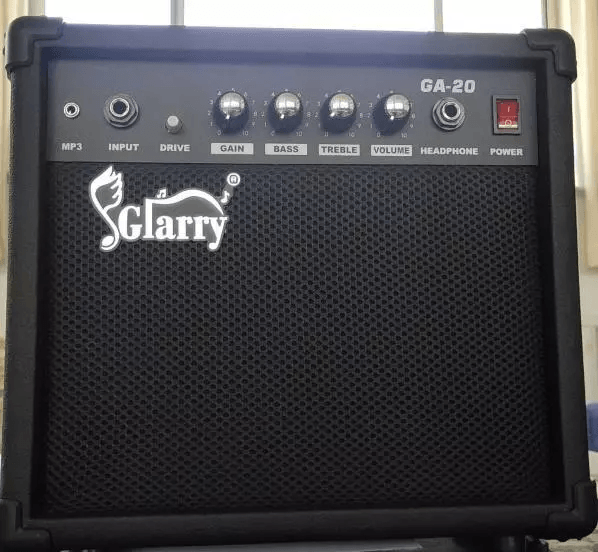 Glarry Portable Electric Guitar Sound Amplifier Mini AMP For Practice With AUX Headphone Jack Bass 5