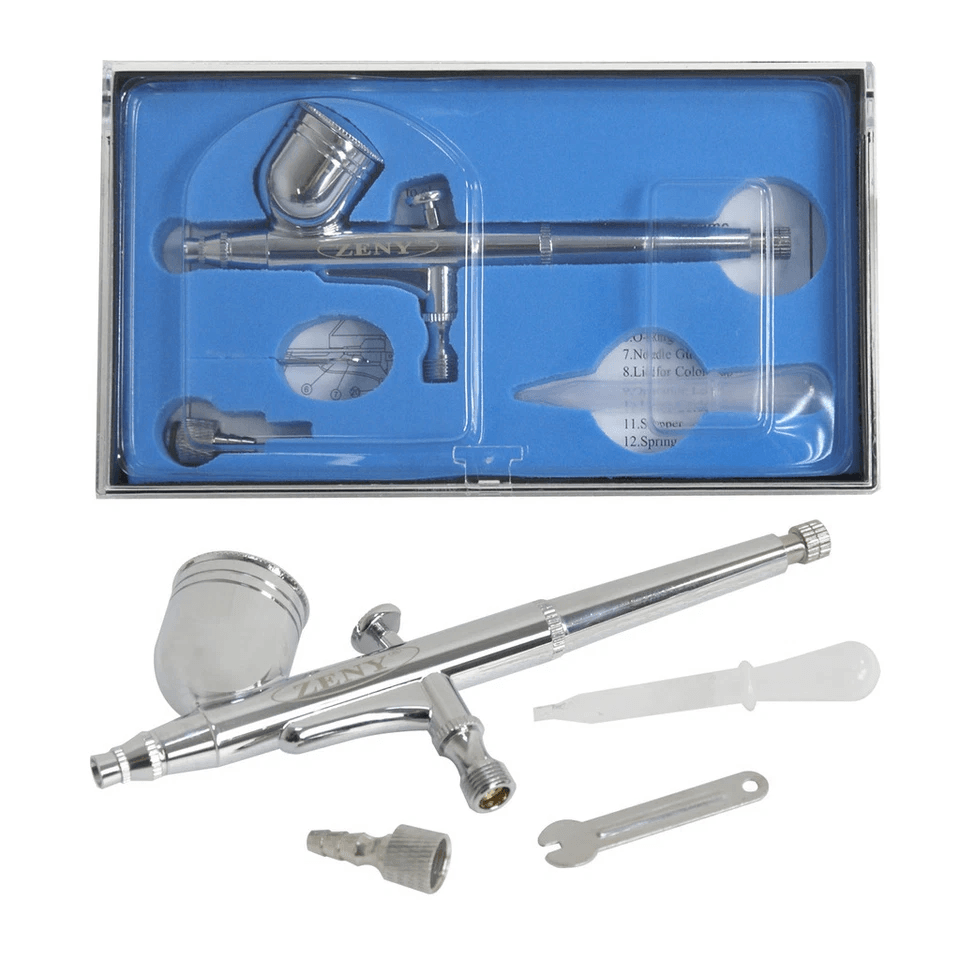 Airbrush Kit With Compressor Dual Action Airbrush Gun For Makeup Painting Tattoo 4