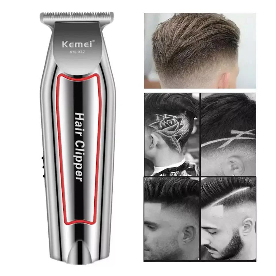Kemei Electric Beard Hair Trimmer For Men Professional Hair Clipper Grooming Kit Haircut Machine 4