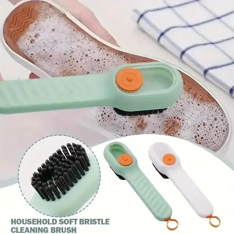 MultiFunction Automatic Spot Shoe Brush Soft Hair Hand Pressure Hanging Hole Suitable For Clothing 7