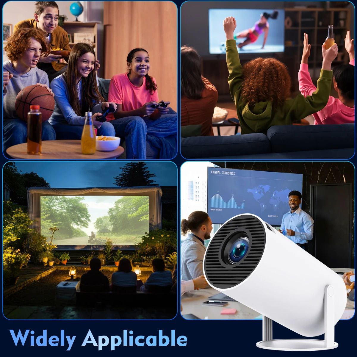 Magcubic HY300 Pro 4K Smart Projector Portable Home Theater With Android 11 Dual WiFi 6 And Blueto 13