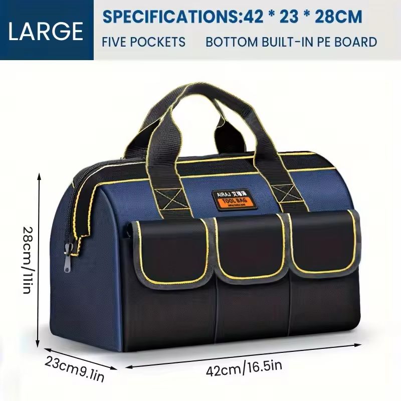 1680D Oxford Electrician Tool Bag Waterproof WearResistant HighCapacity Organizer 11
