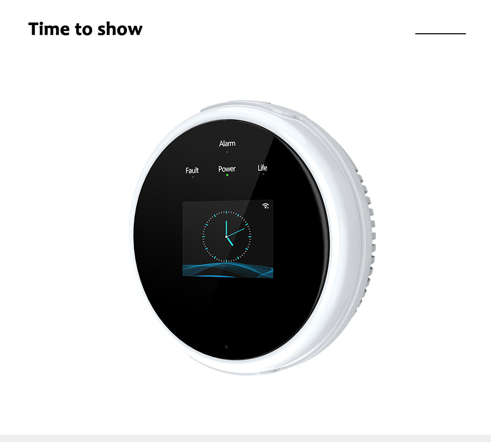 Intelligent WiFi Natural Gas Sensor Household Combustible Gas Alarm Detector For Leak Detection 5