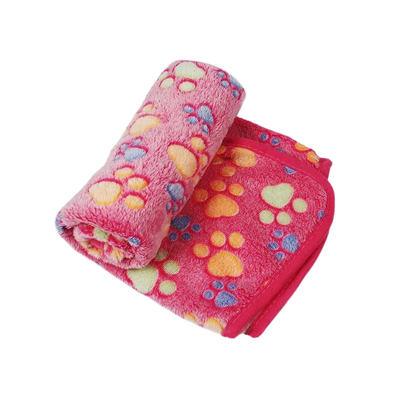 Soft Fluffy HighQuality Pet Blanket Cute Cartoon Pattern Warm Comfortable Mat For Cats Dogs 9