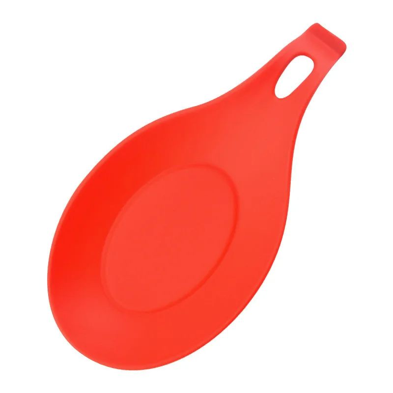 Silicone Insulation Spoon Shelf Heat Resistant Placemat Drink Glass Coaster Tray Spoon Pad Eat Mat 7
