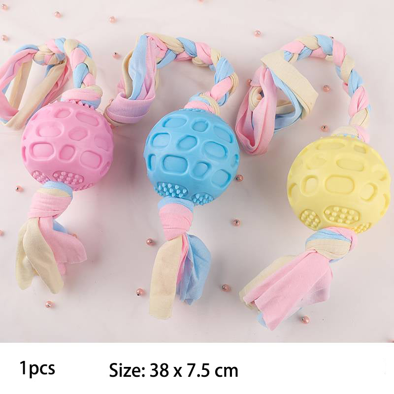 Durable Dog Chew Toys For Small Breeds TPR Knot Teething Puppy Toys For Teeth Cleaning Boredom Rel 16