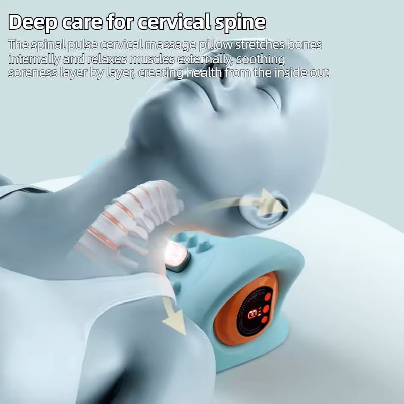 Electric Neck Stretcher With Heating And Cervical Traction Massage 6