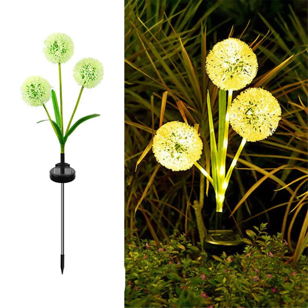 Flower Garden Lights Outdoor Onion Head Yard Lawn Decoration Light For Wedding Christmas Landscape 6